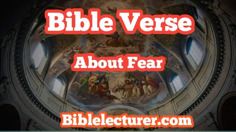 Bible Verses About Fear