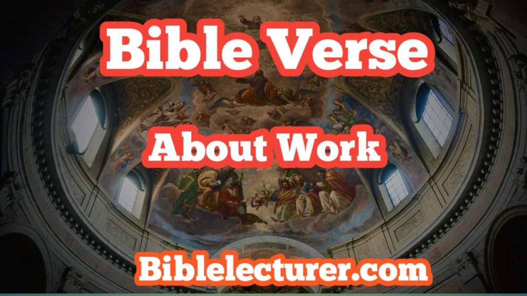 Bible Verses on Work