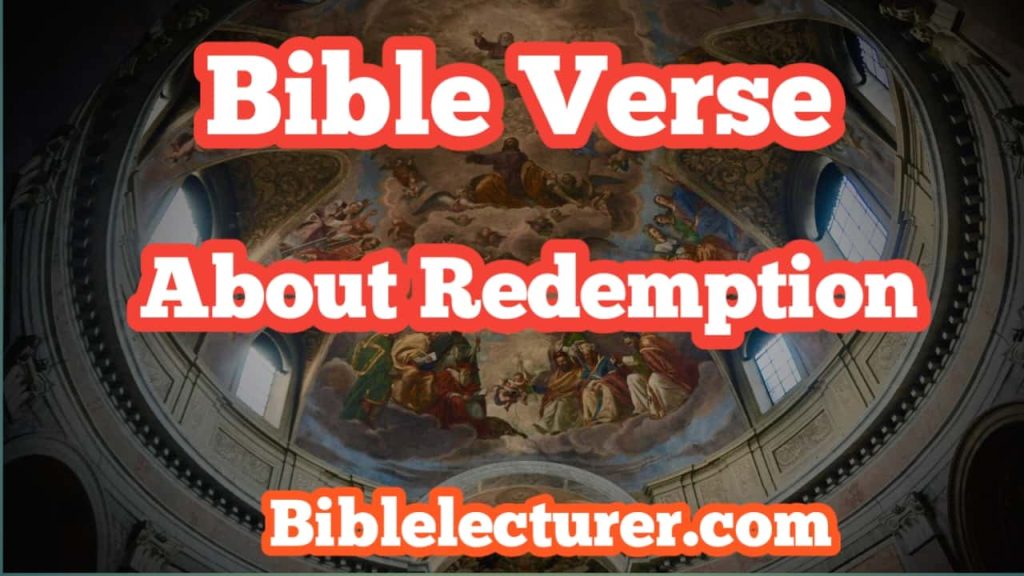 Bible Verses About Redemption