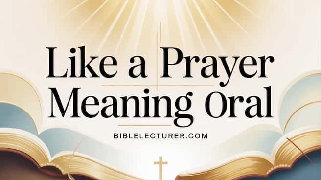 Like a Prayer Meaning